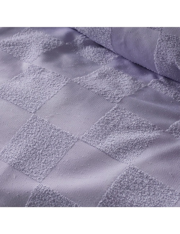 Accessorize Tipo Lilac Chenille Quilt Cover Set, hi-res image number null