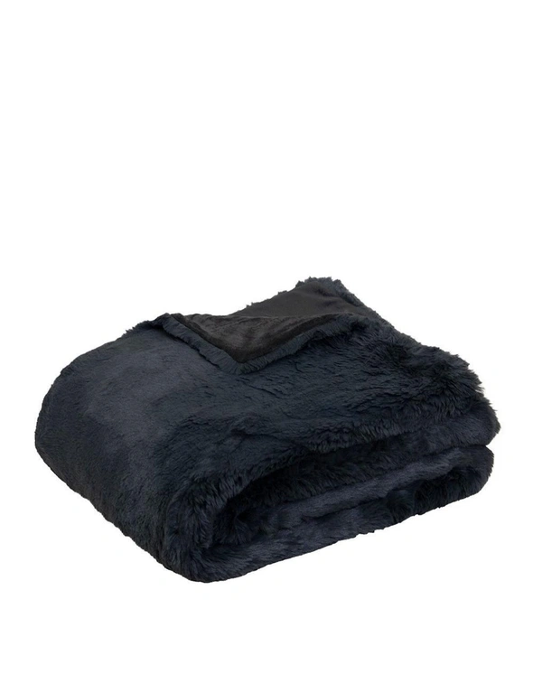Arlo Faux Fur Throw by J.elliot Home, hi-res image number null