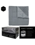 Silver 7kg Sherpa Weighted Blanket by Ador, hi-res