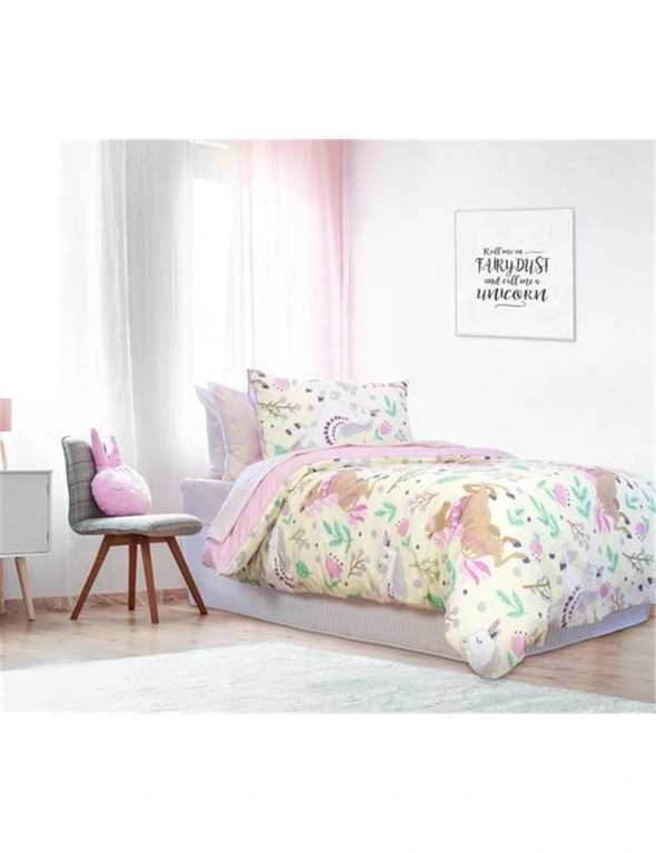 Merideth Pink Quilt Cover Set by Jelly Bean Kids, hi-res image number null