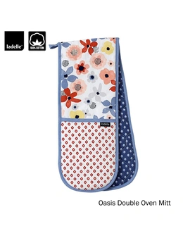 Oasis Kitchen / BBQ Double Ended Cotton Oven Mitt by Ladelle