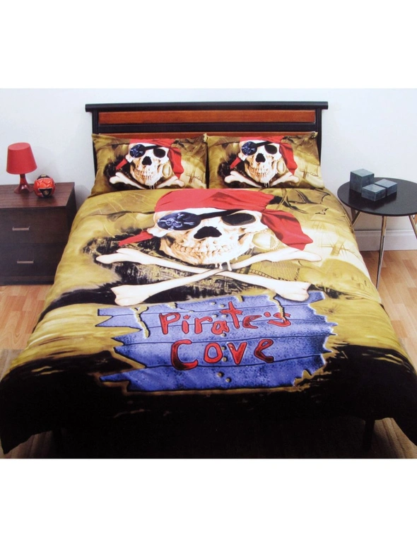 Pirate's Cove Quilt Cover Set by Just Home, hi-res image number null