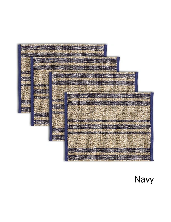 Set of 4 Loma Woven Table Placemats by Ladelle, hi-res image number null