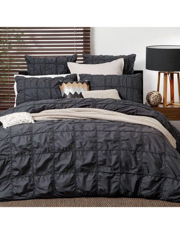 Barclay Granite Quilt Cover Set Queen, hi-res image number null