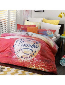 Sunset Pink Quilt Cover Set by Mambo