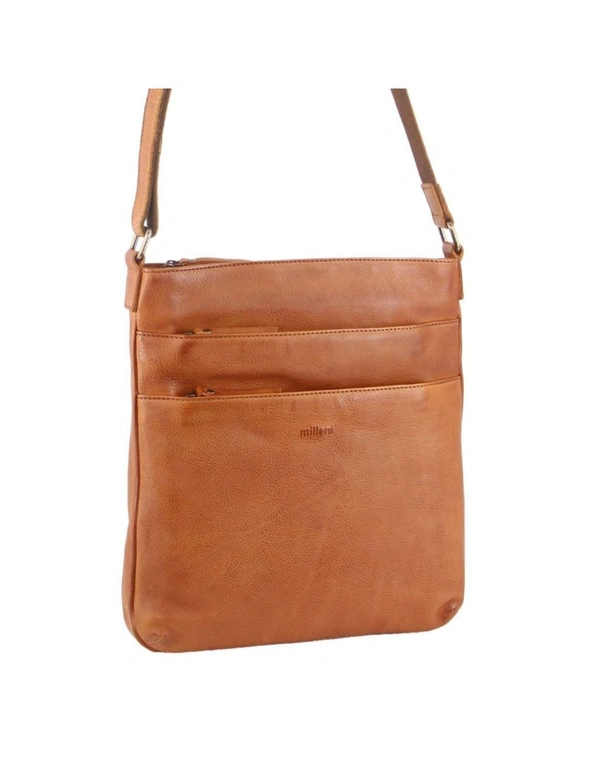 Milleni Ladies Nappa Leather Cross Body Bag | Rivers Australia