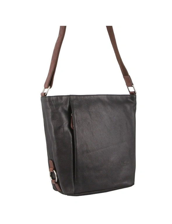Milleni Ladies Nappa Leather Cross Body Bag, hi-res image number null