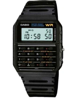 Casio Watch Calculator Vintage Retro 80's CA-53W-1Z CA53 CA-53 CA-53W CA53W Dual Time, Alarm, Stopwatch Water Resist