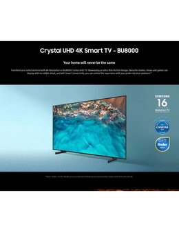 Samsung 75" Bu8000 4K Ultra Hd Smart Led TV