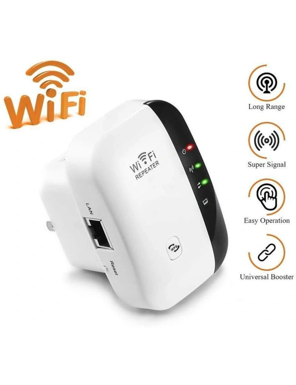 300Mbps Plug-In Wifi Repeater Booster, hi-res image number null