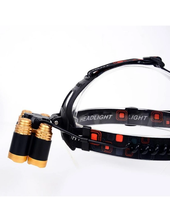 Water Resistant Powerful Camping Head Lamp, hi-res image number null