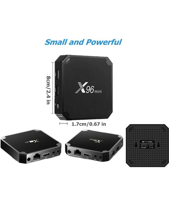 X96 2GB RAM Amlogic Powered Mini Ultra HD 4K Smart TV Set Top Streaming Box, hi-res image number null
