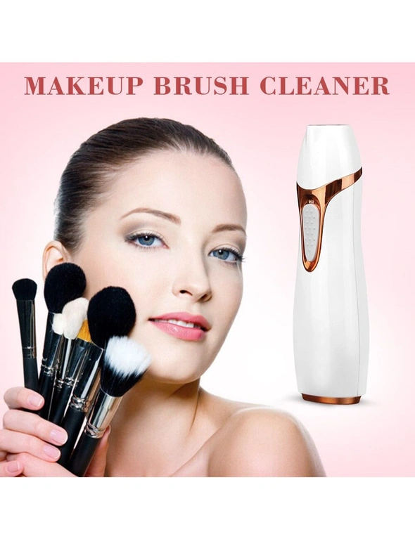 Electric Rotating Makeup Brush Cleaning Kit Battery Operated, hi-res image number null