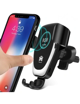 10W QI Wireless Charger Car Mount Holder Stand