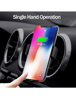 10W QI Wireless Charger Car Mount Holder Stand