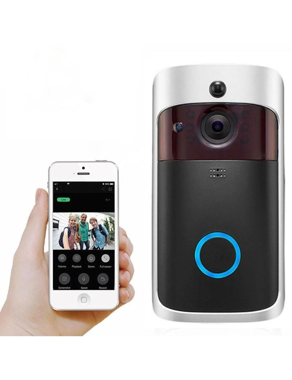 HD Smart Wifi Security Video Doorbell, hi-res image number null