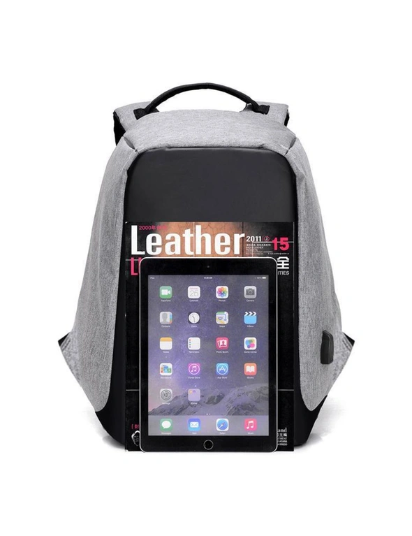 Anti Theft Waterproof Backpack with USB Charging, hi-res image number null