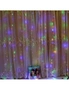 USB Powered Remote Controlled LED Light Curtain with Hook White Warm White and Colorful, hi-res