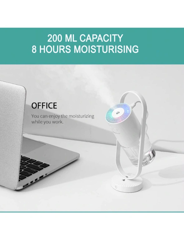 Magic Air Ion Ultrasonic Humidifier Air Mister USB Charging, hi-res image number null