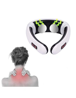 Infrared Heating,  Electric Neck Massager & Pulse Back with 6 Massage Modes for Pain Relief