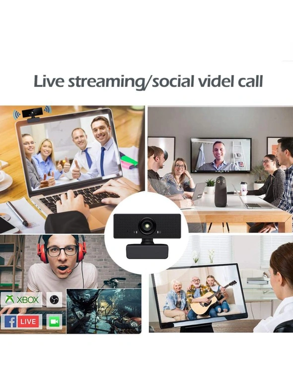 C60 HD 1080P Webcam with Built-in Microphone, hi-res image number null