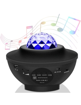 USB LED Projector Smart Night Light Bluetooth Projector with Music