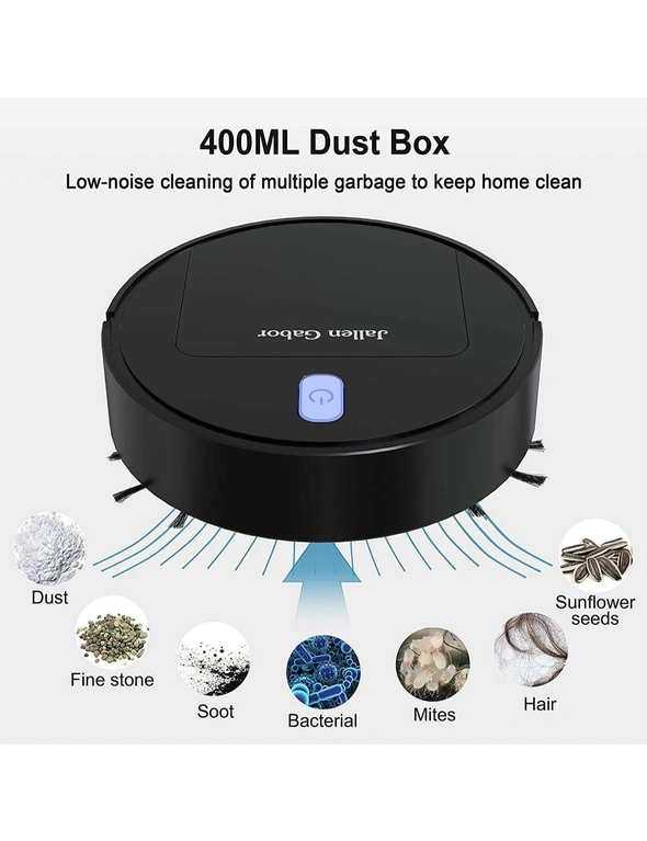 Smart Sweeper Mini Robot Vacuum Household Cleaning USB Charging, hi-res image number null