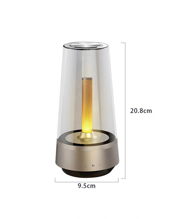 USB Charging LED Night Candle Lamp and Bluetooth Speaker, hi-res image number null