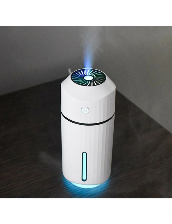 320ml Ultrasonic Car Air Humidifier Scent Diffuser USB Powered, hi-res image number null
