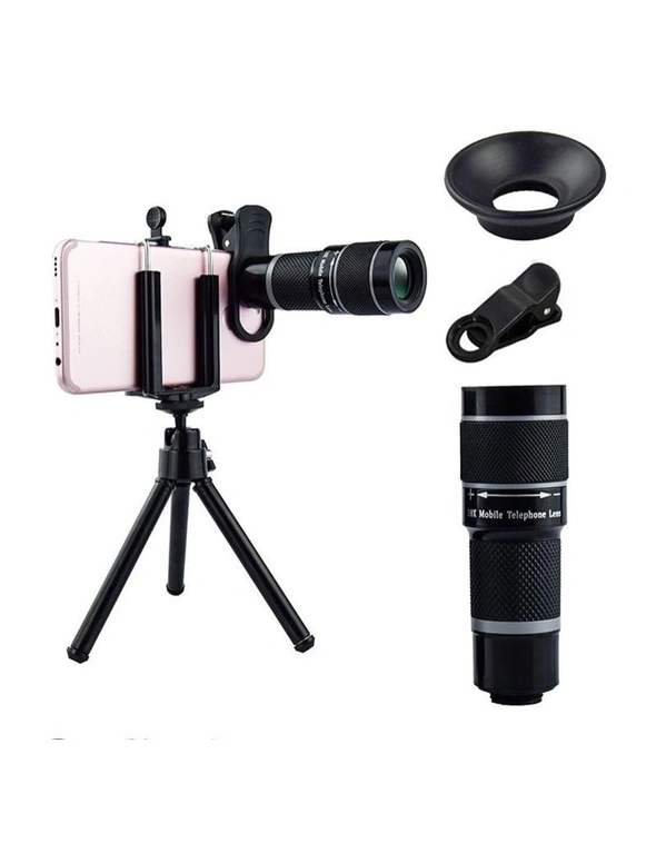 18X Magnification Universal Mobile Phone Lens with Adjustable Zoom, hi-res image number null