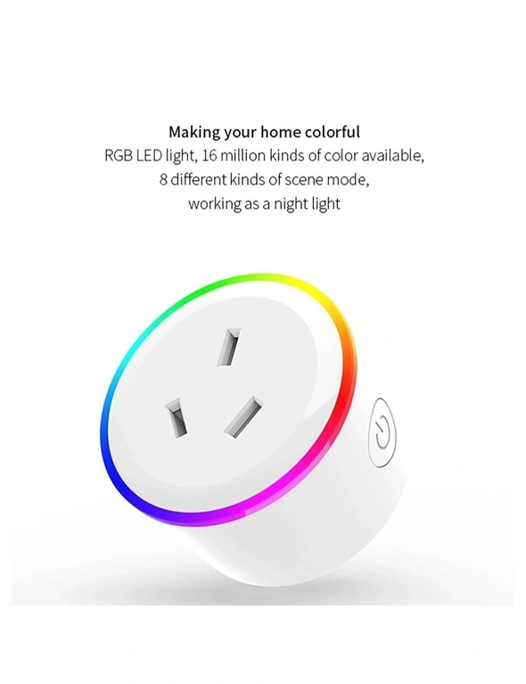 Smart Socket Wi Fi EnabLED Voice Control Electrical Plug Supports Google and Alexa, hi-res image number null