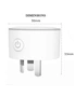 Smart Socket Wi Fi EnabLED Voice Control Electrical Plug Supports Google and Alexa, hi-res