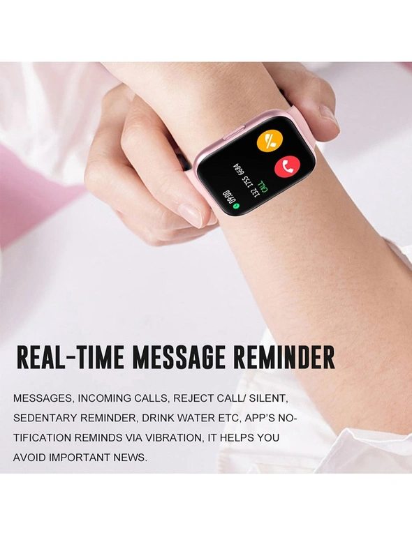Full Touch Large Screen Fitness and Activity Smartwatch USB Charging, hi-res image number null