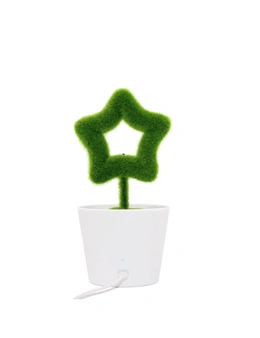 USB Powered Portable Green Plant Negative Ion Desktop Air Purifier