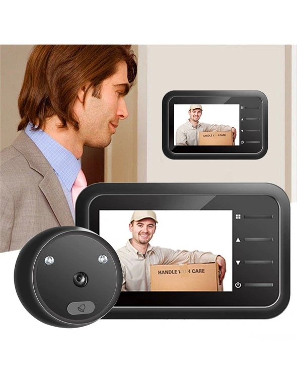 Electronic Anti Theft Doorbell Home Security Camera Battery Powered, hi-res image number null