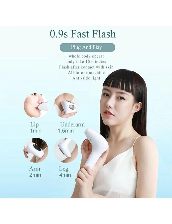 Ipl Hair Laser Painless Hair Permanent Removal Device Au Plug, hi-res image number null