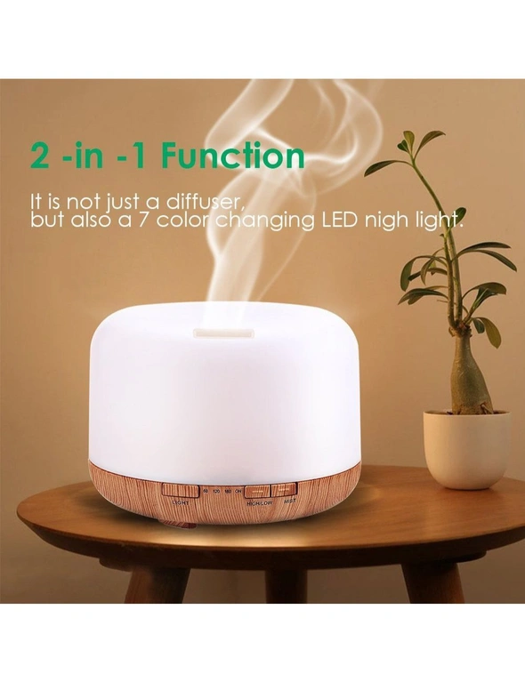 Aroma Therapy Scent Diffuser Humidifier and LED Lamp Us Uk Eu Au Plug, hi-res image number null