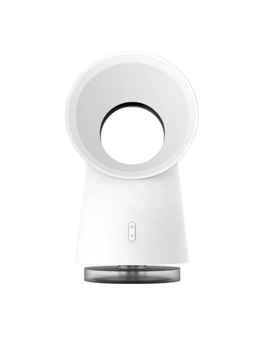 Mini Cooling Fan Bladeless Mist Humidifier W LED Light USB Charging