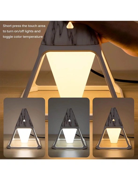 Triangular Volcano Design LED Night Light and Humidifier USB Power Supply, hi-res image number null