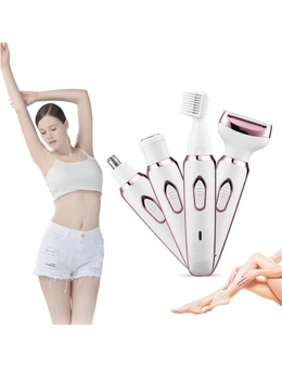 4 In 1 Womens USB Rechargeable Painless Epilator Electric Shaver