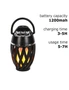 USB Charging Outdoor Bluetooth Speaker with LED Flame Light, hi-res