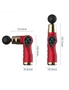 USB Rechargeable Foldable Hot Compress Electric Massage Gun, hi-res