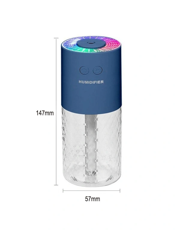 200ml Air Humidifier USB Portable Humidifier Wireless Diffuser USB Charging, hi-res image number null