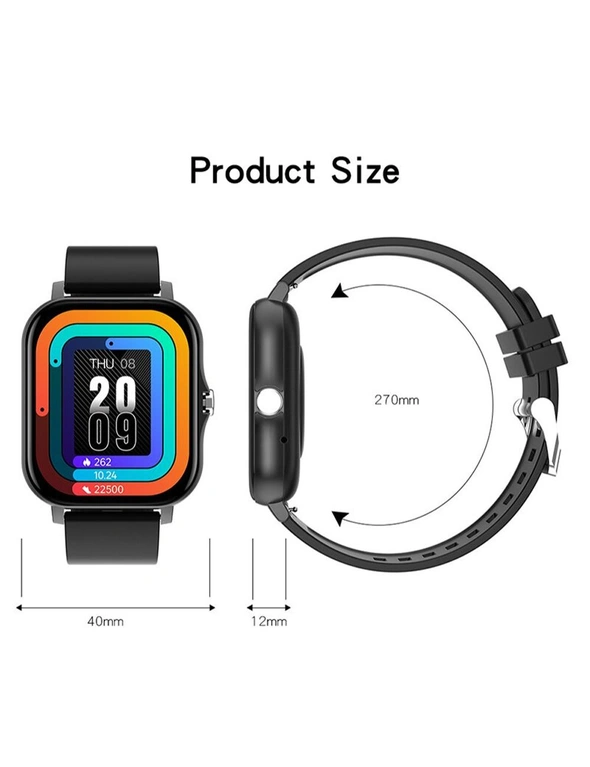 USB Rechargeable Y13 Full Touch Smart Watch and Fitness Monitor, hi-res image number null