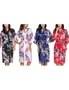 Japanese Inspired Silk Kimono Robe, hi-res