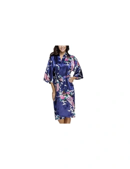 Japanese Inspired Silk Kimono Robe