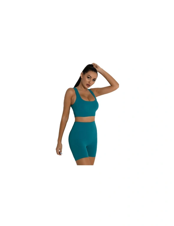 Women's Seamless Bra and Shorts Set, hi-res image number null
