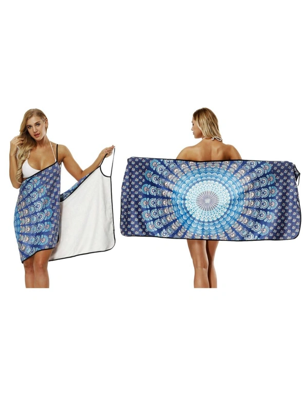 3 in 1 Beach Towel 'Sand Free' Wrap, hi-res image number null