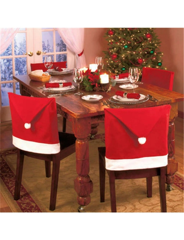 6 Piece Christmas Chair Cover Set, hi-res image number null