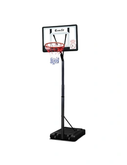 Everfit 2.6M Portable Basketball System Basketball Hoop Stand Adjustable Height Net Ring Kids
